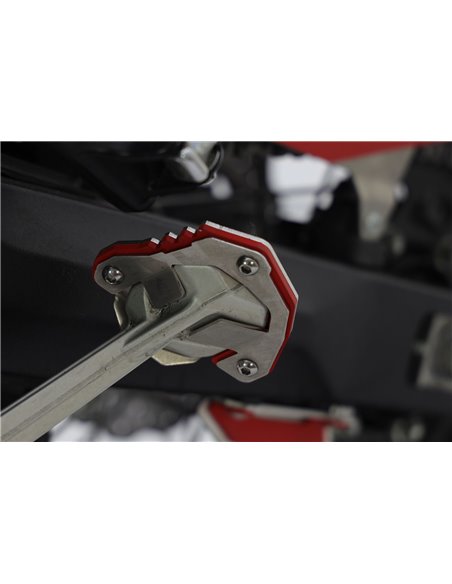 Extension de caballete inox cepillado / negro texturado CROSSPRO YAMAHA XTZ Ténéré 700 20-23