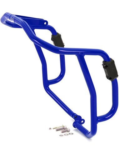 Defensas laterales y de motor trail aluminio azules CROSSPRO AJP PR7 650 Adventure 17-24