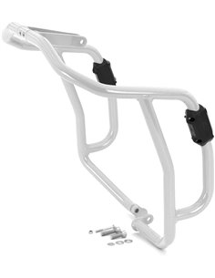 Defensas laterales y de motor trail aluminio blancas CROSSPRO AJP PR7 650 Adventure 17-24