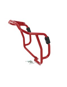 Defensas laterales y de motor trail aluminio rojas CROSSPRO AJP PR7 650 Adventure 17-24
