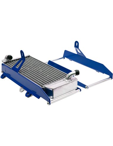 Protector de radiador trail aluminio azul CROSSPRO AJP PR7 650 Adventure 17-24