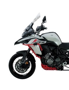 Defensas laterales y de motor trail aluminio rojo CROSSPRO Benelli TRK 502 17-24 y TRK 502X 18-24