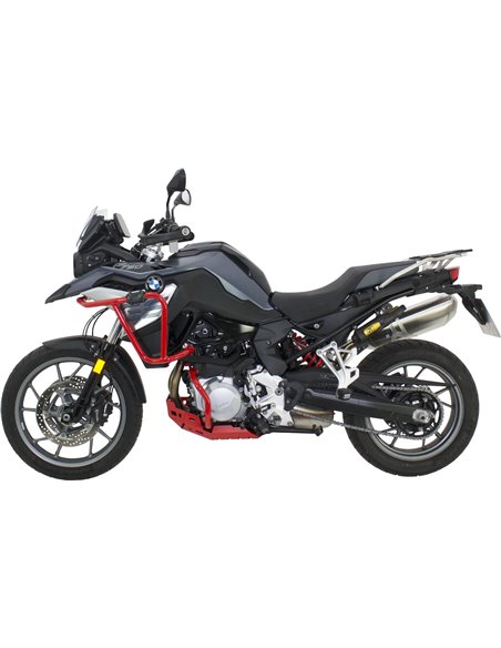 Defensas laterales y de motor trail aluminio pulido CROSSPRO BMW F 750 GS y F 850 GS 16-22 F 800 GS 2024