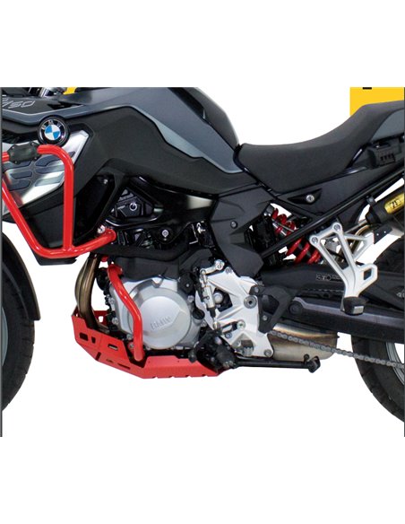 Defensas laterales y de motor trail aluminio rojo CROSSPRO BMW F 750 GS  F 850 GS 16-22 F800 GS 24