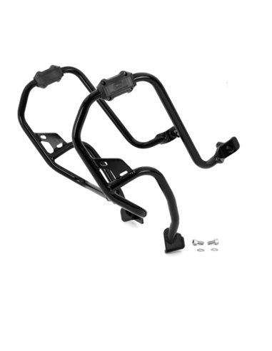 Defensas laterales y de motor trail aluminio negro CROSSPRO BMW F 800 GS 2007-2016