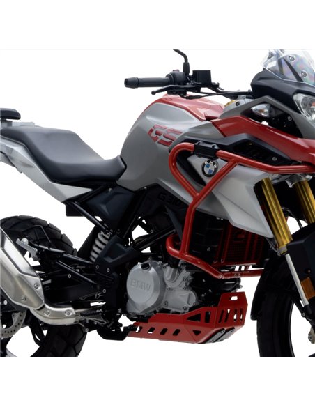 Protector de carter trail aluminio rojo CROSSPRO BMW G 310 GS 2016-2023
