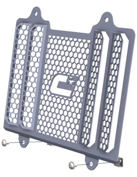 Protector de radiador trail inox cepillado CROSSPRO BMW G 310 GS 2016-2023