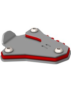 Extension de caballete inox cepillado / amarillo CROSSPRO KTM 690 790 HUSQVARNA  701 Norden 901 20-25 GASGAS ES SM 700 2022-2024