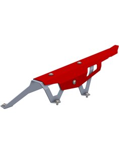 Protector de cadena inox cepillado / negro texturado CROSSPRO HONDA CRF 1000 Africa Twin 16-19