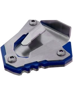 Extension de caballete inox cepillado / azul CROSSPRO HONDA CRF 1000 Africa Twin y Adventure Sport 16-19