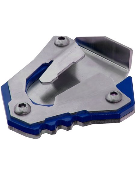 Extension de caballete inox cepillado / azul CROSSPRO HONDA CRF 1000 Africa Twin y Adventure Sport 16-19