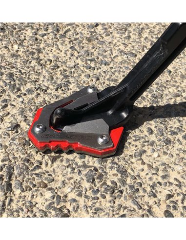 Extension de caballete inox cepillado / azul CROSSPRO HONDA CRF 1000 Africa Twin y Adventure Sport 16-19