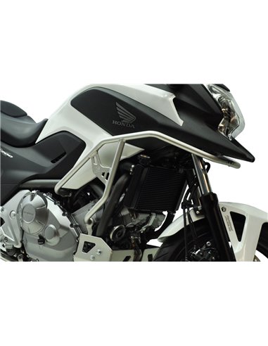 Defensas laterales y de motor trail aluminio pulido CROSSPRO HONDA NC 700 X 12-17 NC 750 X 14-15 embrague normal