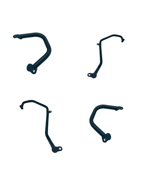 Defensas laterales y de motor trail aluminio pulido CROSSPRO HONDA X ADV 750 2017-2023