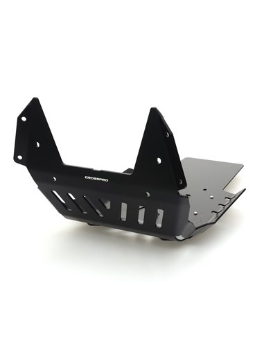 Protector de carter trail aluminio negro texturado CROSSPRO HUSQVARNA Norden 901 2022 KTM 790 Adventure 19-22  890 21-22