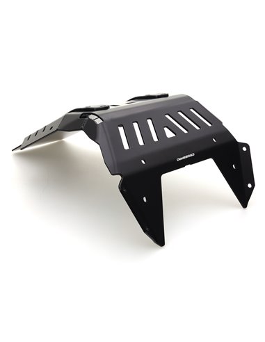 Protector de carter trail aluminio negro texturado CROSSPRO HUSQVARNA Norden 901 2022 KTM 790 Adventure 19-22  890 21-22