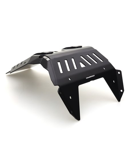 Protector de carter trail aluminio negro texturado CROSSPRO HUSQVARNA Norden 901 2022 KTM 790 Adventure 19-22  890 21-22