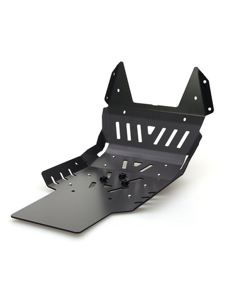 Protector de carter trail aluminio negro texturado CROSSPRO HUSQVARNA Norden 901 2022 KTM 790 Adventure 19-22  890 21-22