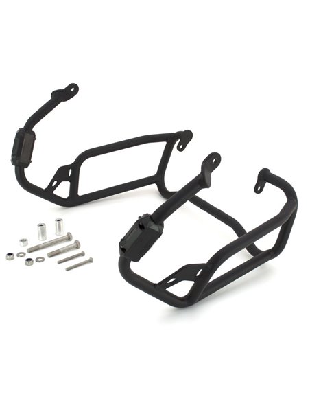 Defensas laterales y de motor trail aluminio pulido Crosspro KAWASAKI KLE 650 VERSYS 2010 -2014