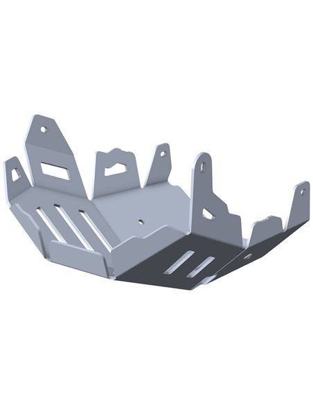 Protector de carter trail aluminio pulido CROSSPRO KAWASAKI KLE 650 VERSYS 2015-2021