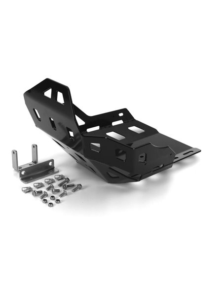 Protector de carter trail aluminio negro texturado CROSSPRO KTM 1190 Adventure 13-16 1290 Super Adventure 17-20