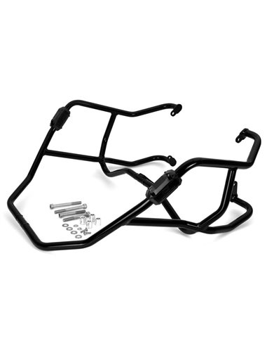 Defensas laterales y de motor trail aluminio negro texturado CROSSPRO KTM 1190 Adventure 13-16