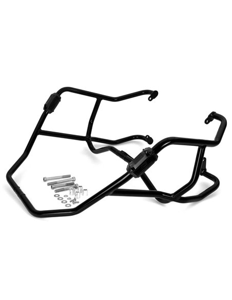 Defensas laterales y de motor trail aluminio negro texturado CROSSPRO KTM 1190 Adventure 13-16