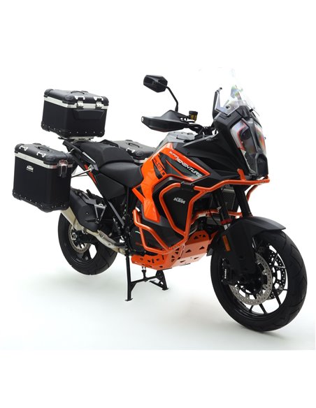 Defensas laterales y de motor trail aluminio negro texturado CROSSPRO KTM 1290 SUPER ADVENTURE 21-22