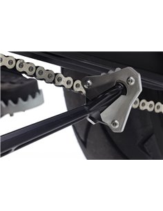 Extensión de caballete inoxidable negro con textura CROSSPRO KTM 1290 SUPER ADVENTURE S 21-22