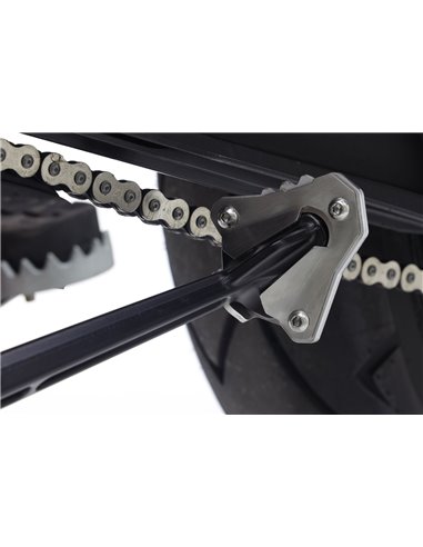 Extensión de caballete inoxidable negro con textura CROSSPRO KTM 1290 SUPER ADVENTURE S 21-22