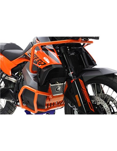 Defensas laterales y de motor trail aluminio pulido CROSSPRO KTM 790 y 890 Adventure 19-22