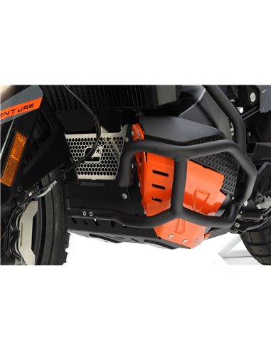 Defensas laterales y de motor trail aluminio negro texturado CROSSPRO KTM 890 Adventure 2023