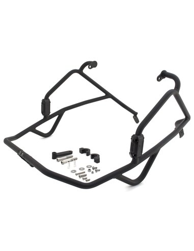 Defensas laterales y de motor trail aluminio negro texturado CROSSPRO KTM Adventure 950 02-06 990 06-12