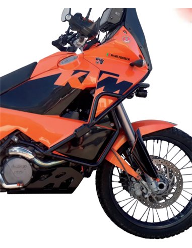 Defensas laterales y de motor trail aluminio pulido CROSSPRO KTM Adventure 950 02-06 990 06-12