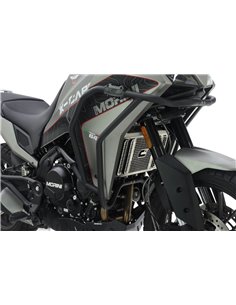 Defensas laterales y de motor trail aluminio negro texturado CROSSPRO MOTO-MORINI X-CAPE 649 2022