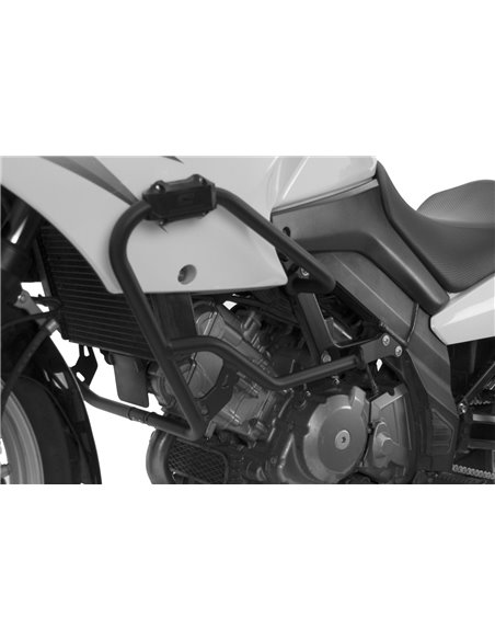 Defensas laterales y de motor trail aluminio pulido Crosspro SUZUKI DL 650 V-STROM 2008-2011