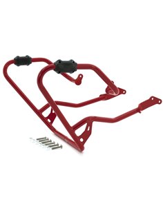 Defensas laterales y de motor trail aluminio rojo CROSSPRO SUZUKI DL 650 V-STROM 2012-2016