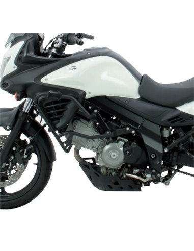 Defensas laterales y de motor trail aluminio rojo CROSSPRO SUZUKI DL 650 V-STROM 2012-2016