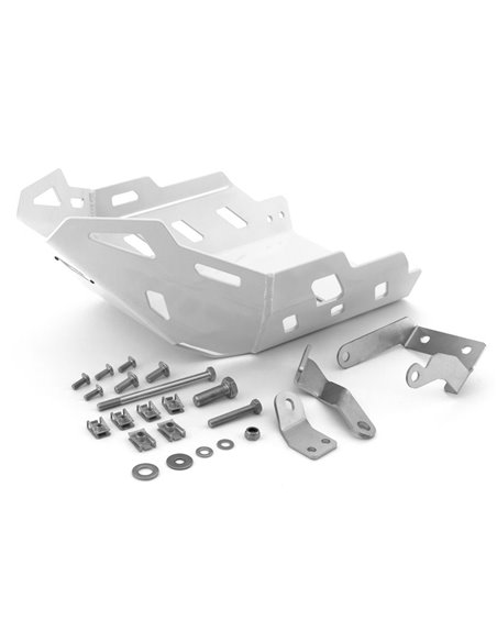 Protector de carter trail aluminio blanco CROSSPRO SUZUKI DL 650 V-STROM 17-22