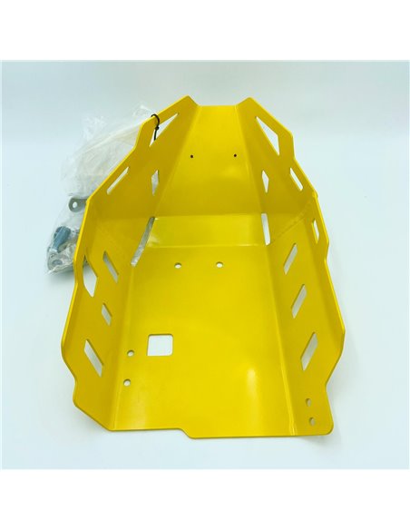 Protector de carter trail aluminio Amarillo CROSSPRO SUZUKI DL 650 V-STROM 17-22
