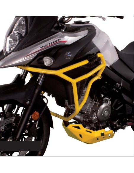 Protector de carter trail aluminio Amarillo CROSSPRO SUZUKI DL 650 V-STROM 17-22
