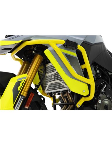 Defensas laterales y de motor trail aluminio negro texturado CROSSPRO SUZUKI V-STROM 800 2023