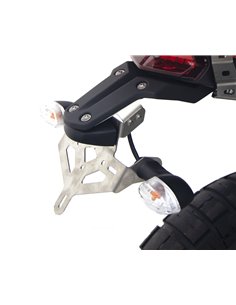 Soporte de matricula inox cepillado CROSSPRO YAMAHA TENERE 700 20-23