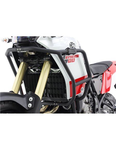 Defensas laterales y de motor trail aluminio negro texturado CROSSPRO Yamaha XTZ 700 TÉNÉRÉ 20-23