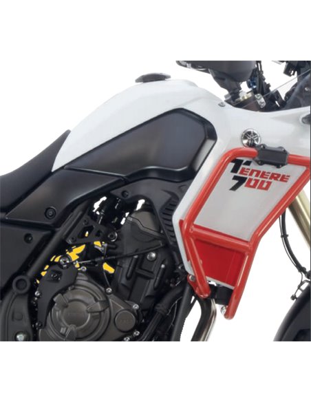 Defensas laterales y de motor trail aluminio rojo CROSSPRO Yamaha XTZ 700 TÉNÉRÉ 20-23