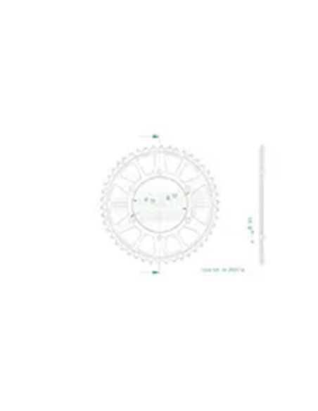 CORONA TRASERA ESTÁNDAR 525 ESJOT 50-29037-46