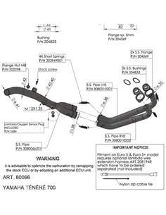 TUBOS COLECTORES DE 4 TIEMPOS LEOVINCE 80066