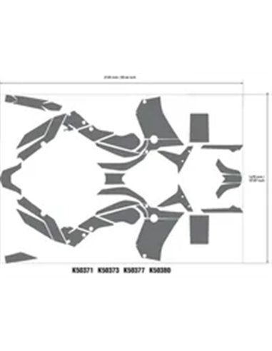 Kit adhesivos UNIRACING K50377