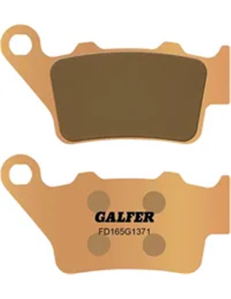 Pastillas de freno sinterizadas HH GALFER FD165G1371