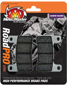 Pastillas de freno RoadPRO Carbon Racing MOTO-MASTER 407006
